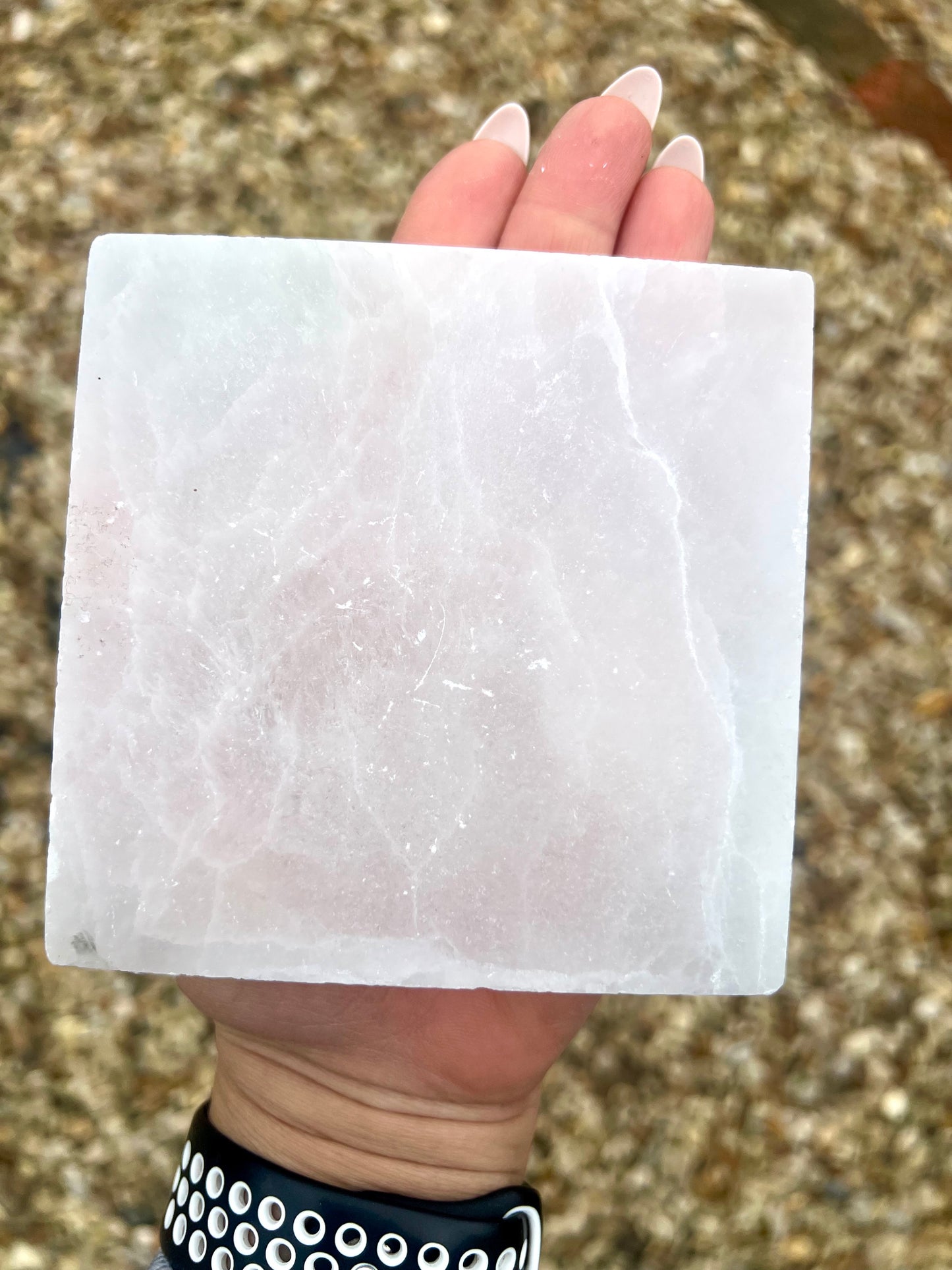 Selenite Satin Spar Charging Plate/Bowls