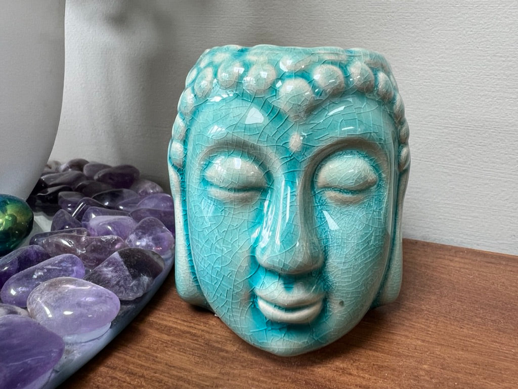 Mini Buddha Crackle Glazed Oil/Wax Burner