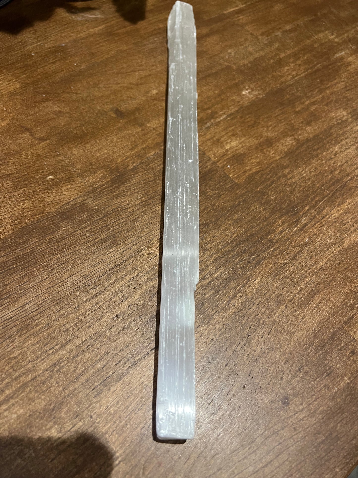 Selenite (Satin Spar) Crystal Ruler Wands - Protective
