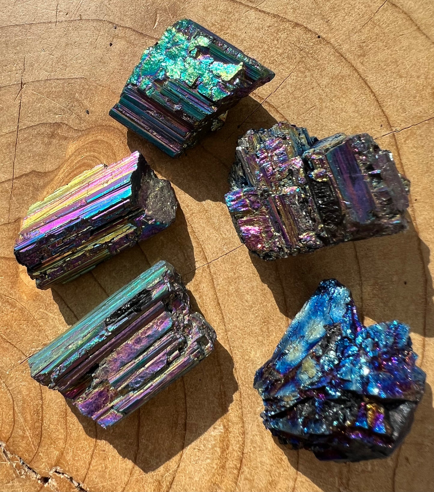 Rough Rainbow Celestial Tourmaline Aura Crystal Specimen