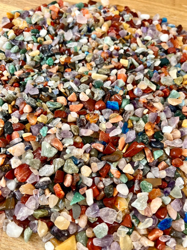 Natural Undrilled Crystal Craft Chips