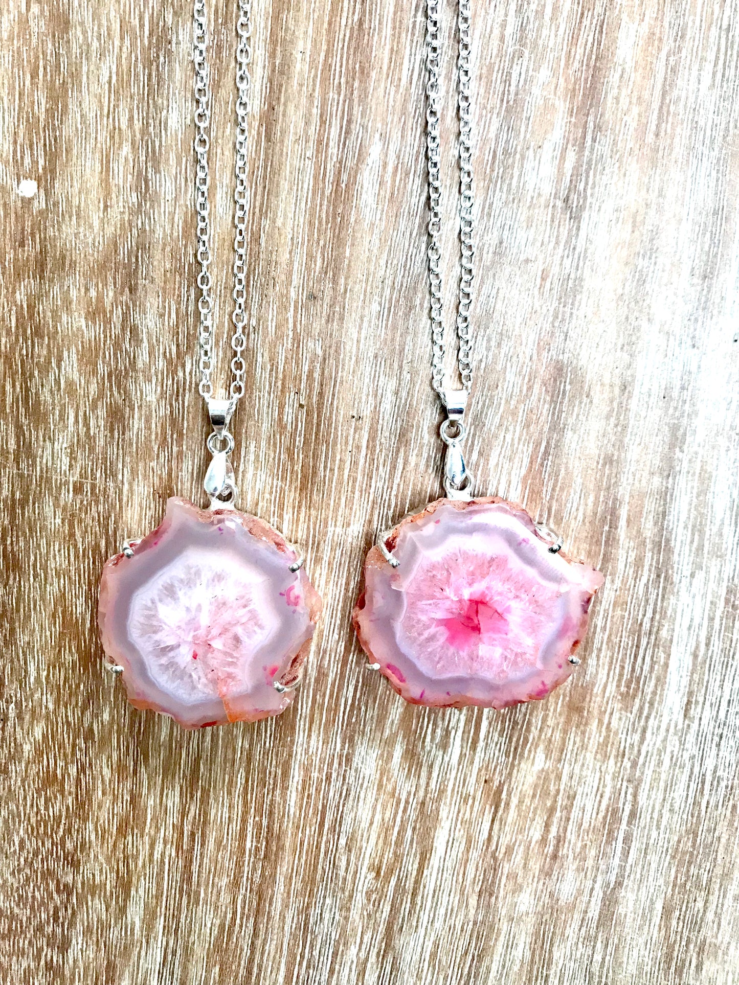 Solar Quartz Pendant Necklace 925 SIlver - Energy Enhancing