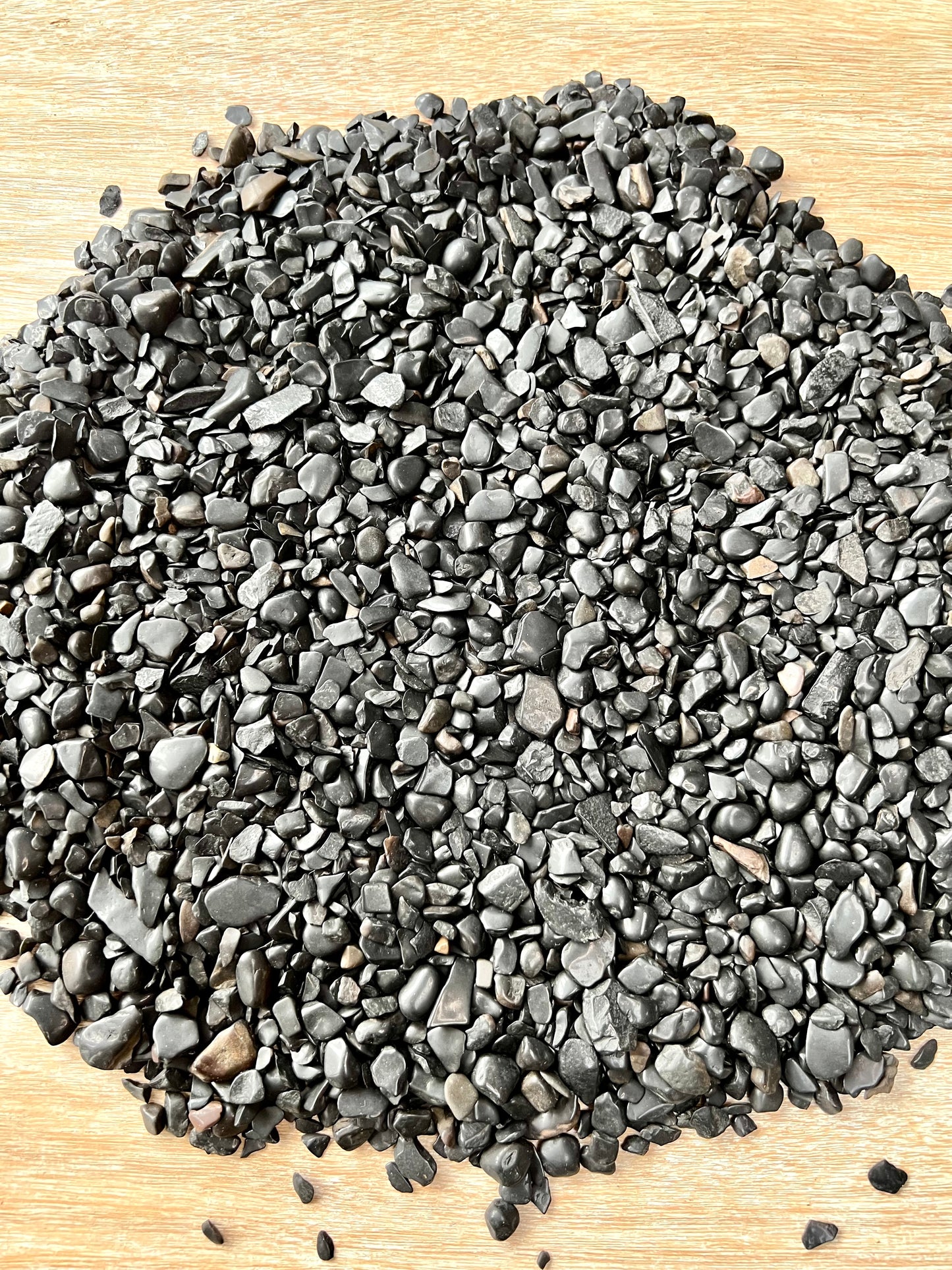 Black Tourmaline Natural Undrilled Crystal Craft Chips