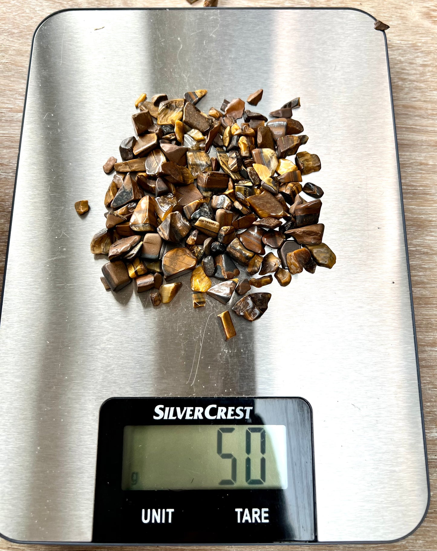 Tigers Eye Natural Undrilled Crystal Craft Chips