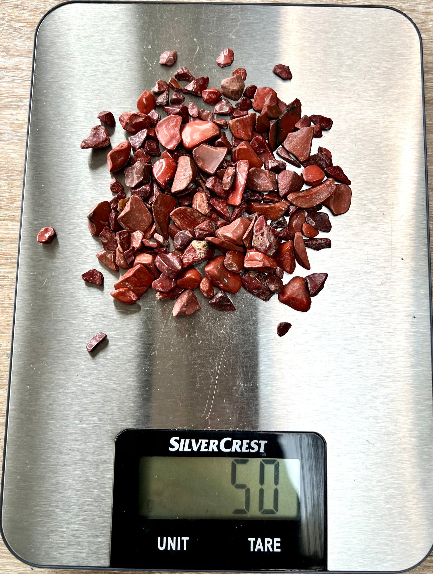 Red Jasper Natural Undrilled Crystal Craft Chips