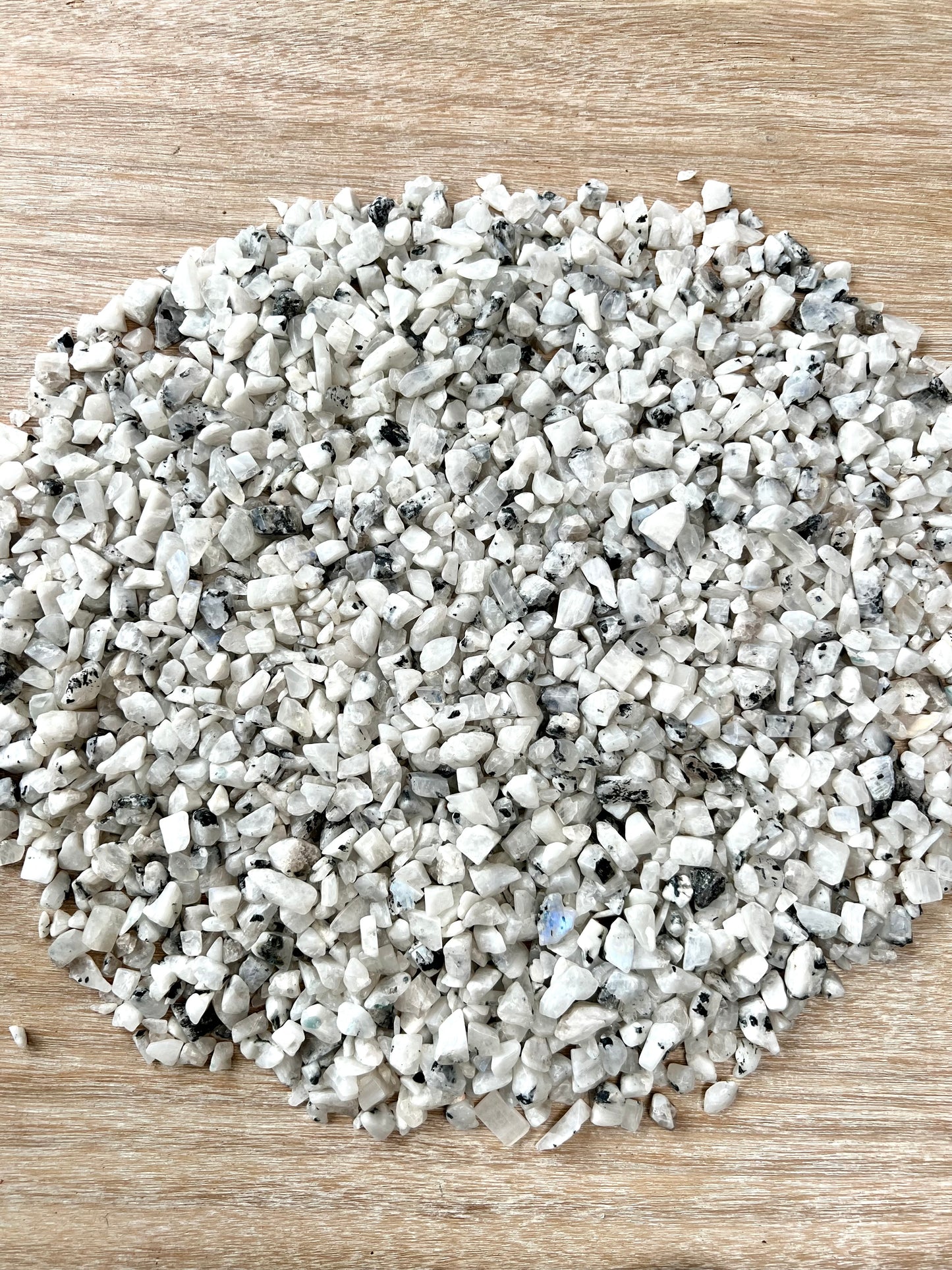 Rainbow Moonstone Natural Undrilled Crystal Craft Chips