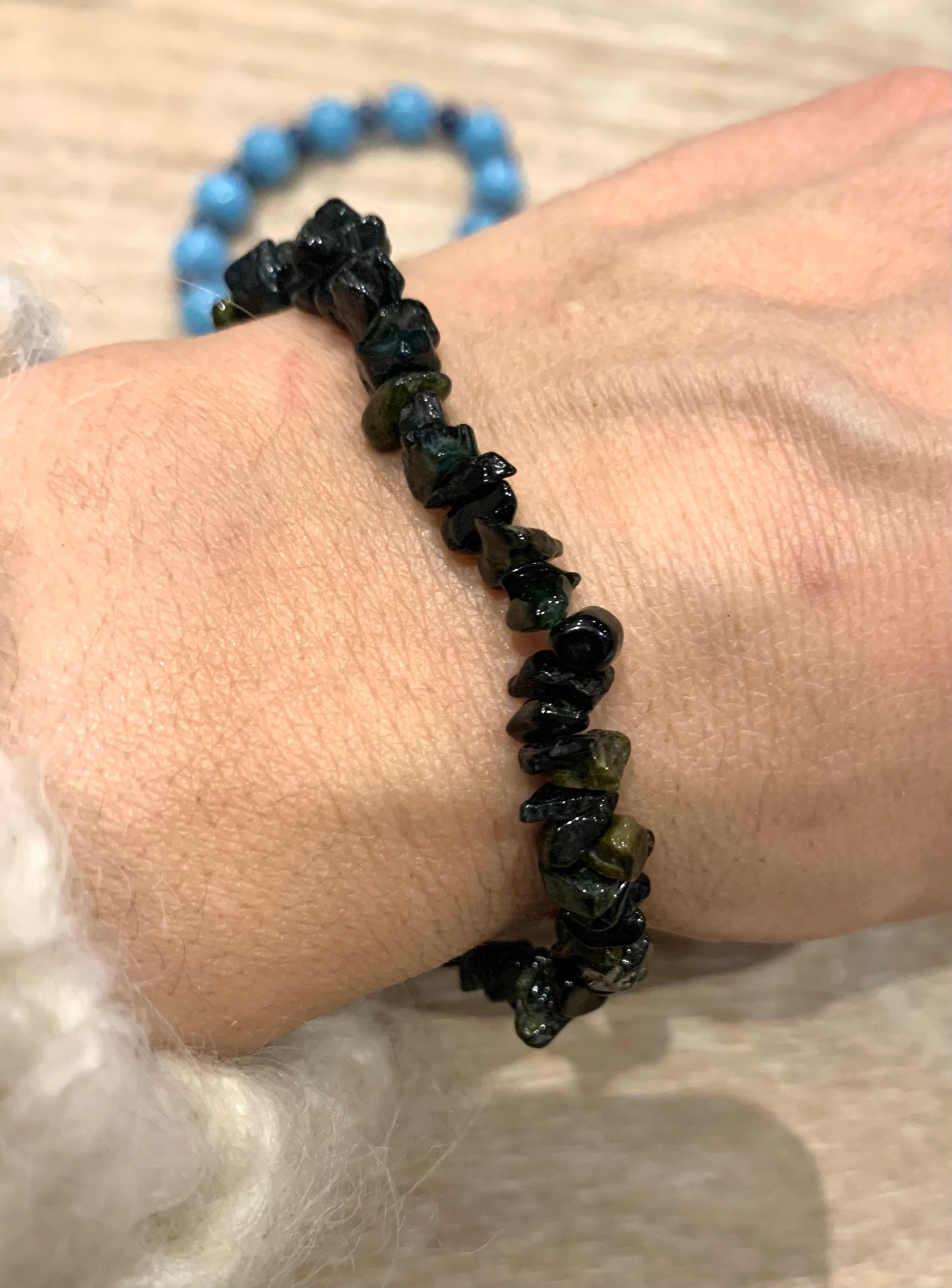 Tourmaline Chip Crystal Healing Bracelets - Crystal Boutique.co.uk