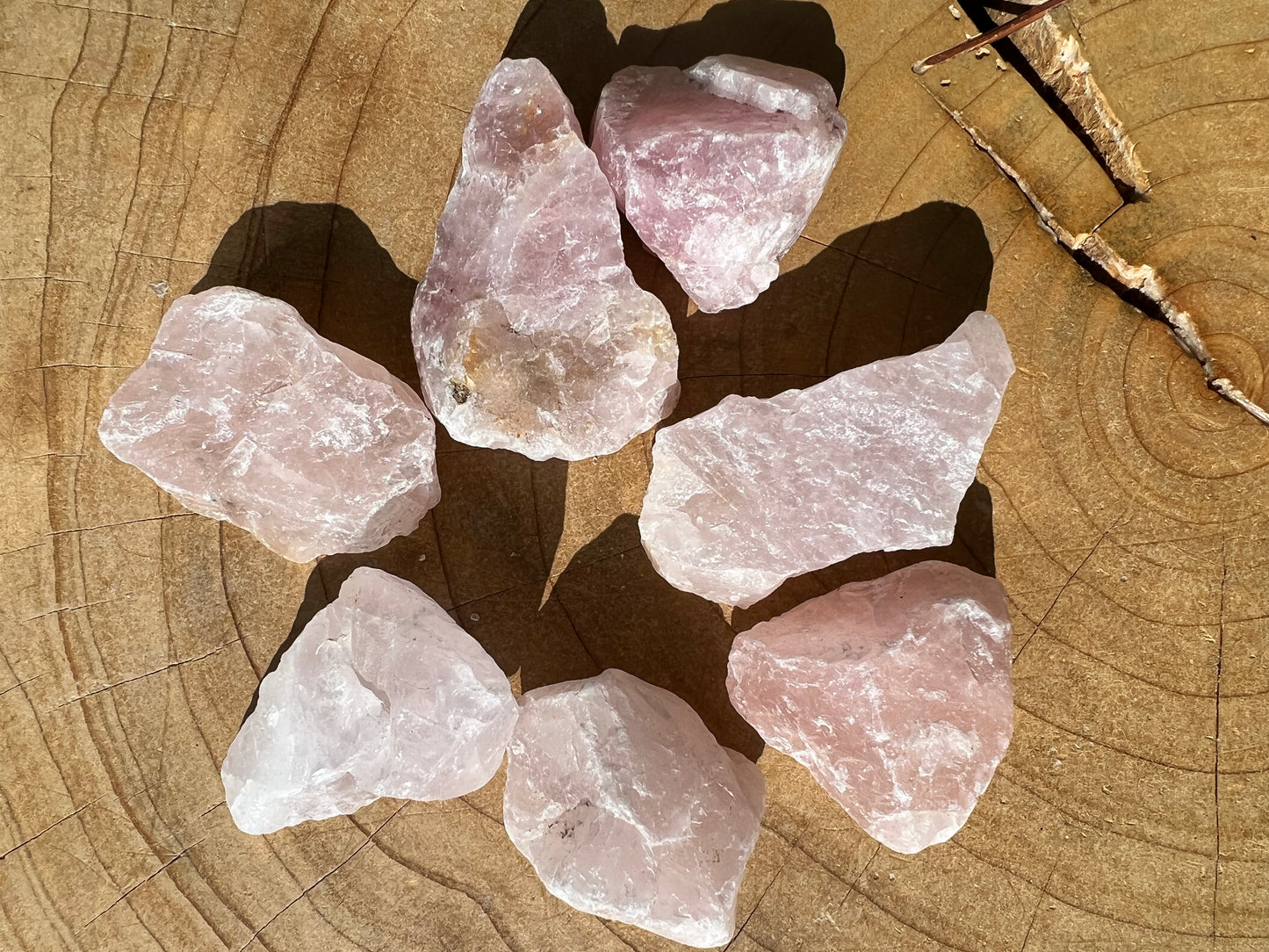 Rose Quartz Rough Crystal - Crystalboutique.co.uk