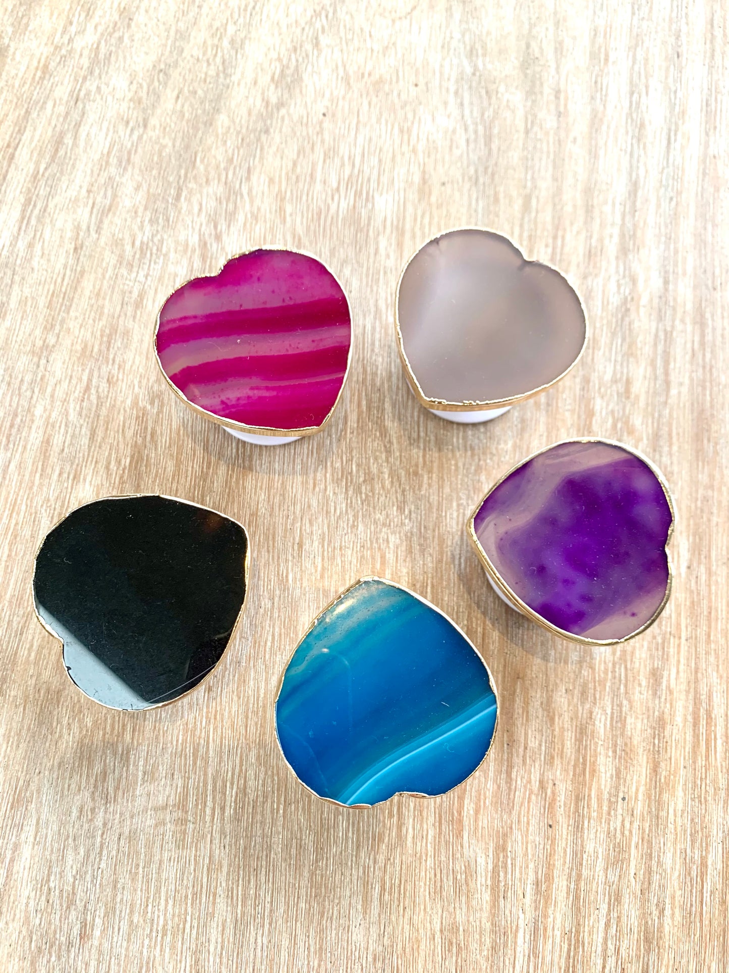 Agate Crystal Gemstone Phone Grip - CrystalBoutique.co.uk