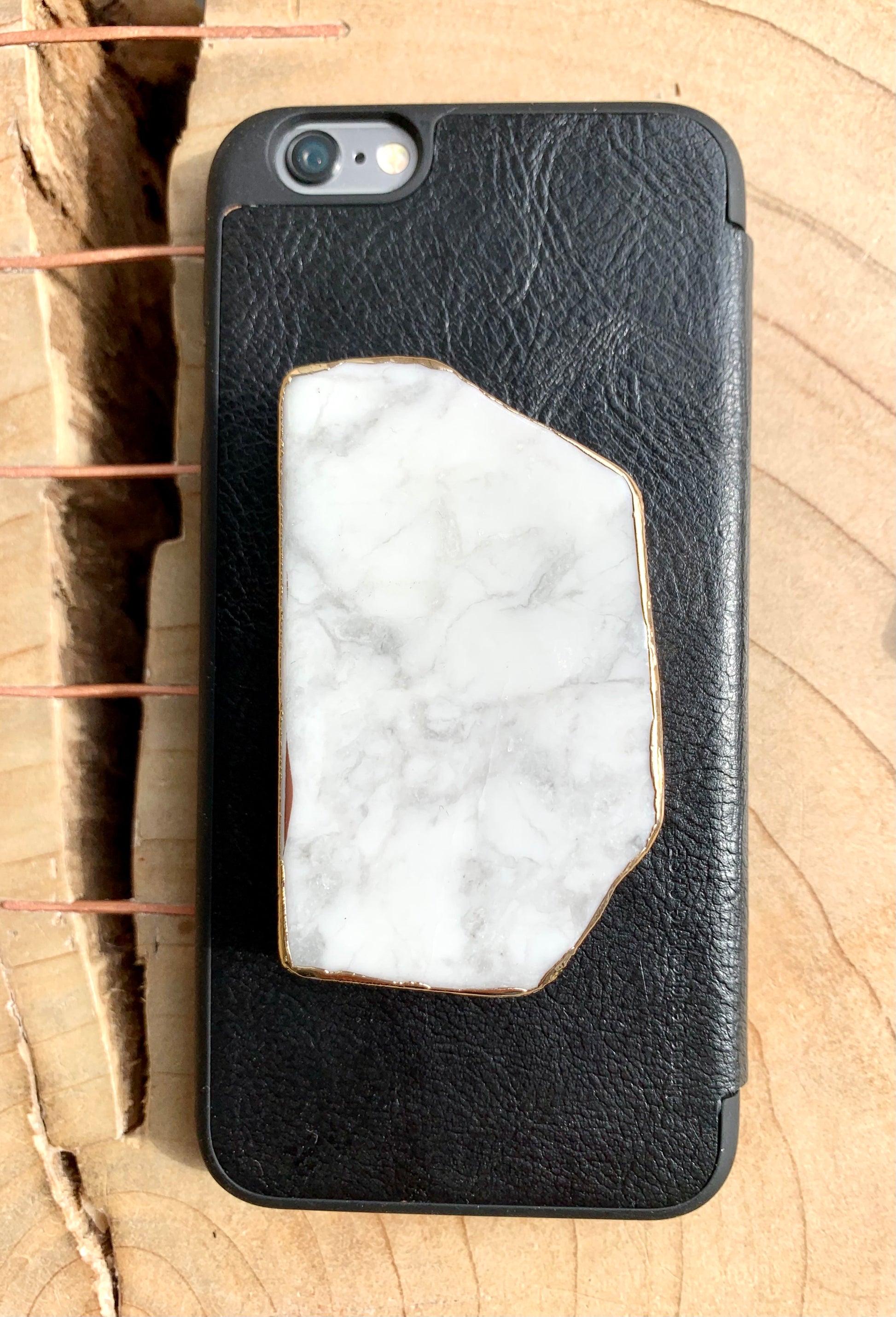 White Howlite Crystal Phone Grip - CrystalBoutique.co.uk