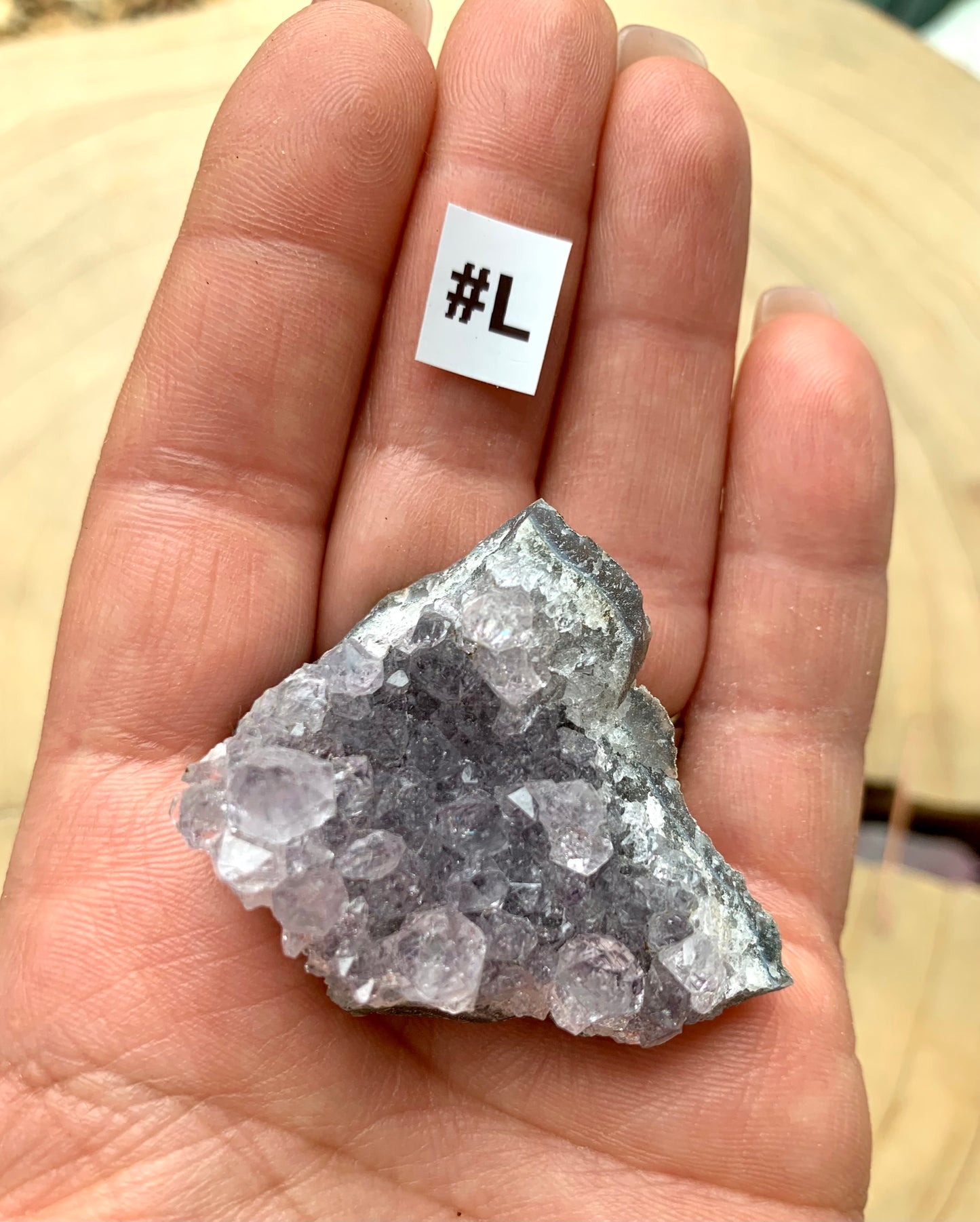 Amethyst Druzy Cluster Lilac