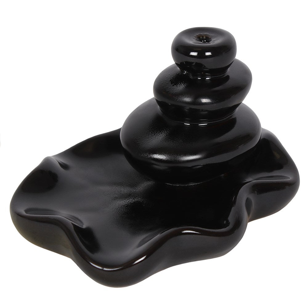 Large Pebbles Backflow Incense Burner - Crystal Boutique.co.uk