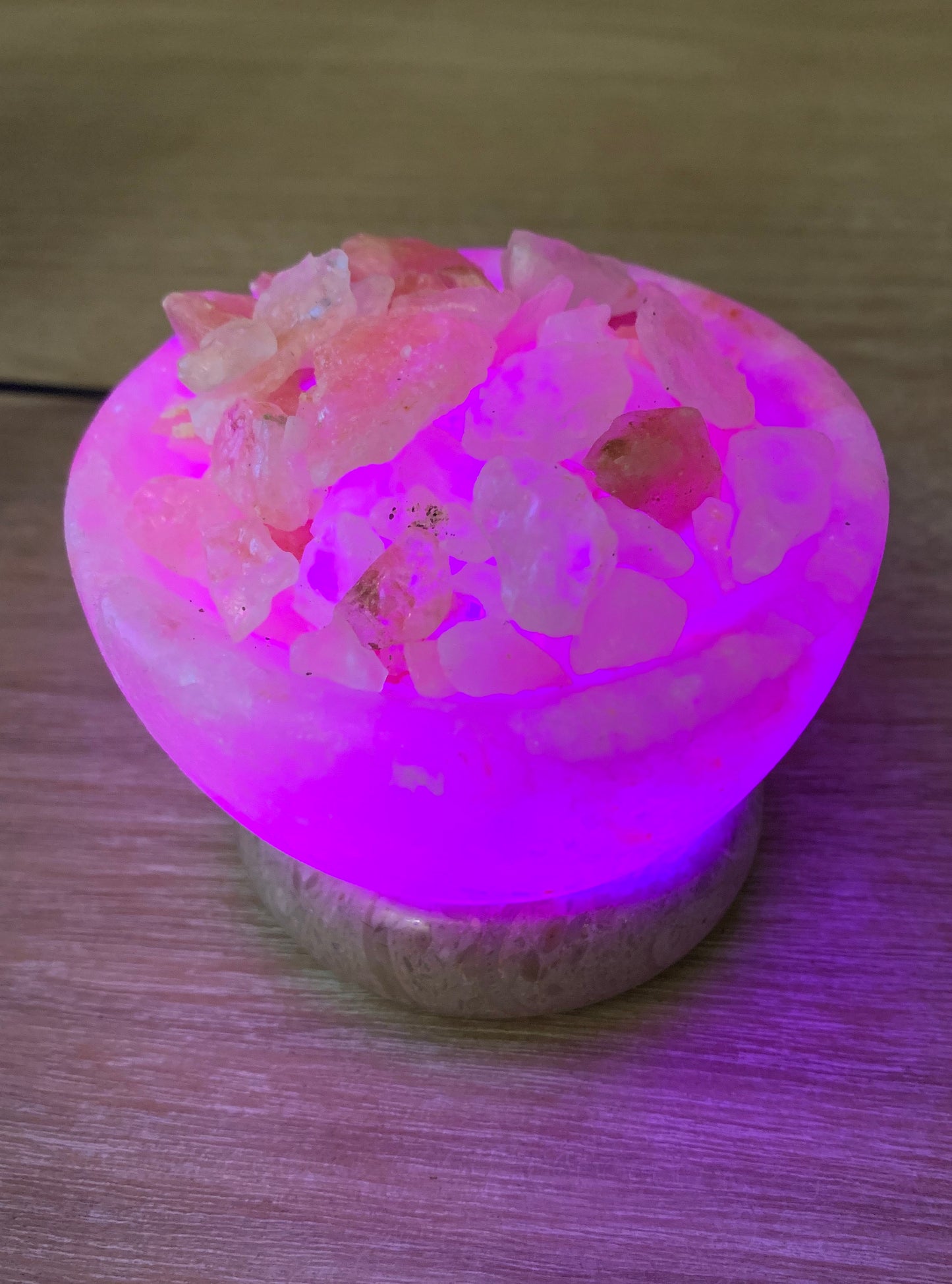 Himalayan Salt Mini Fire Bowl USB Colour Changing Lamp - Crystal Boutique.co.uk