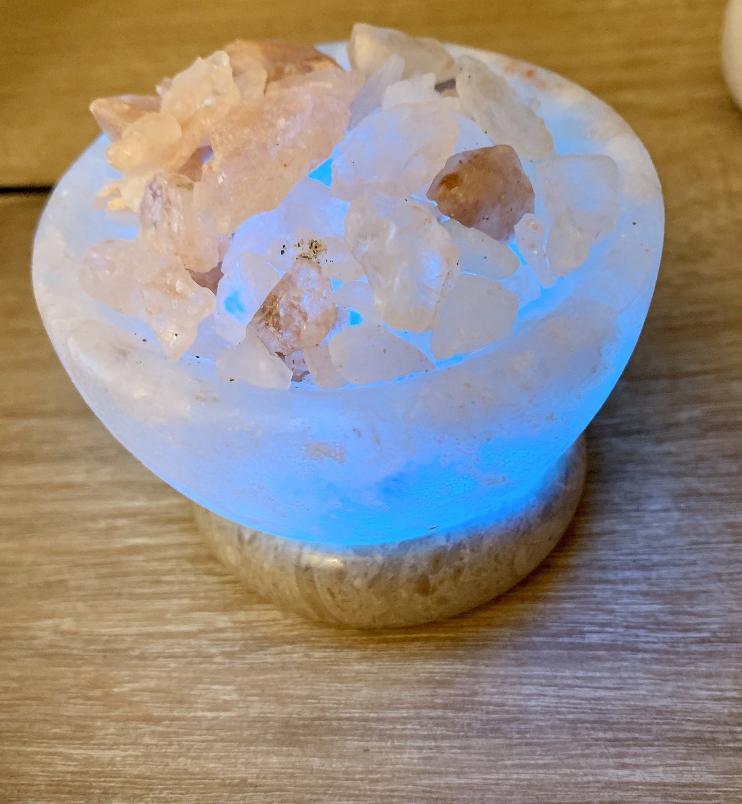Himalayan Salt Mini Fire Bowl USB Colour Changing Lamp - Crystal Boutique.co.uk