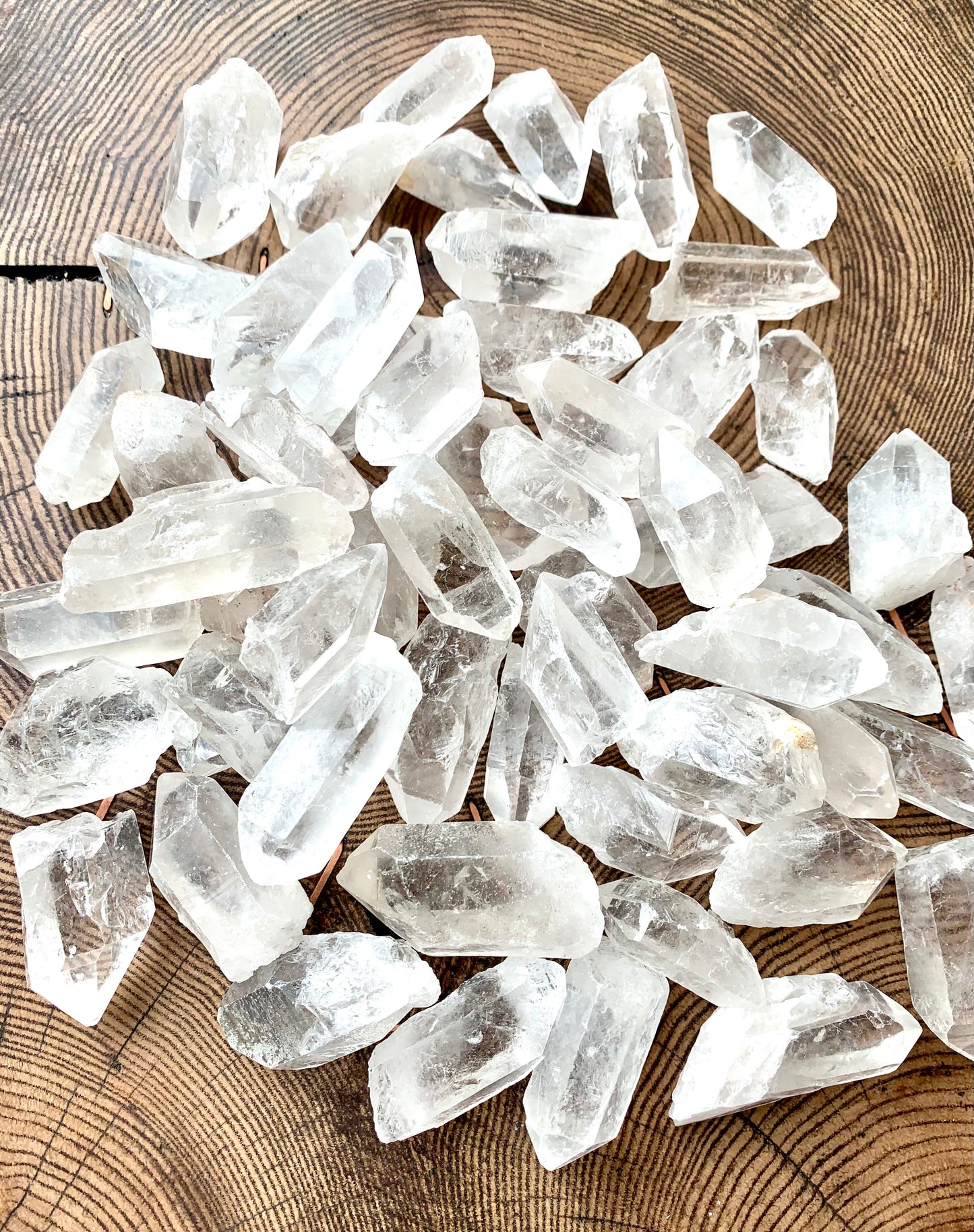 Clear Rock Quartz Crystal Point