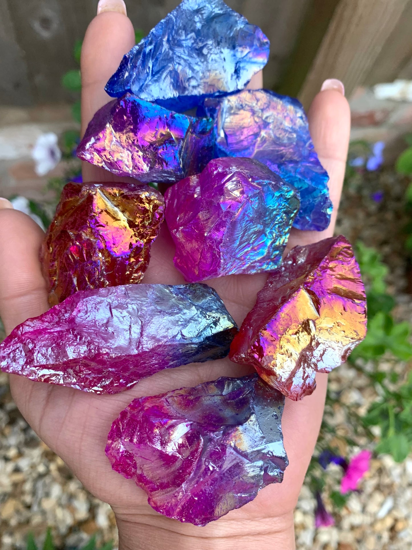 Aura Quartz Dragon Rock