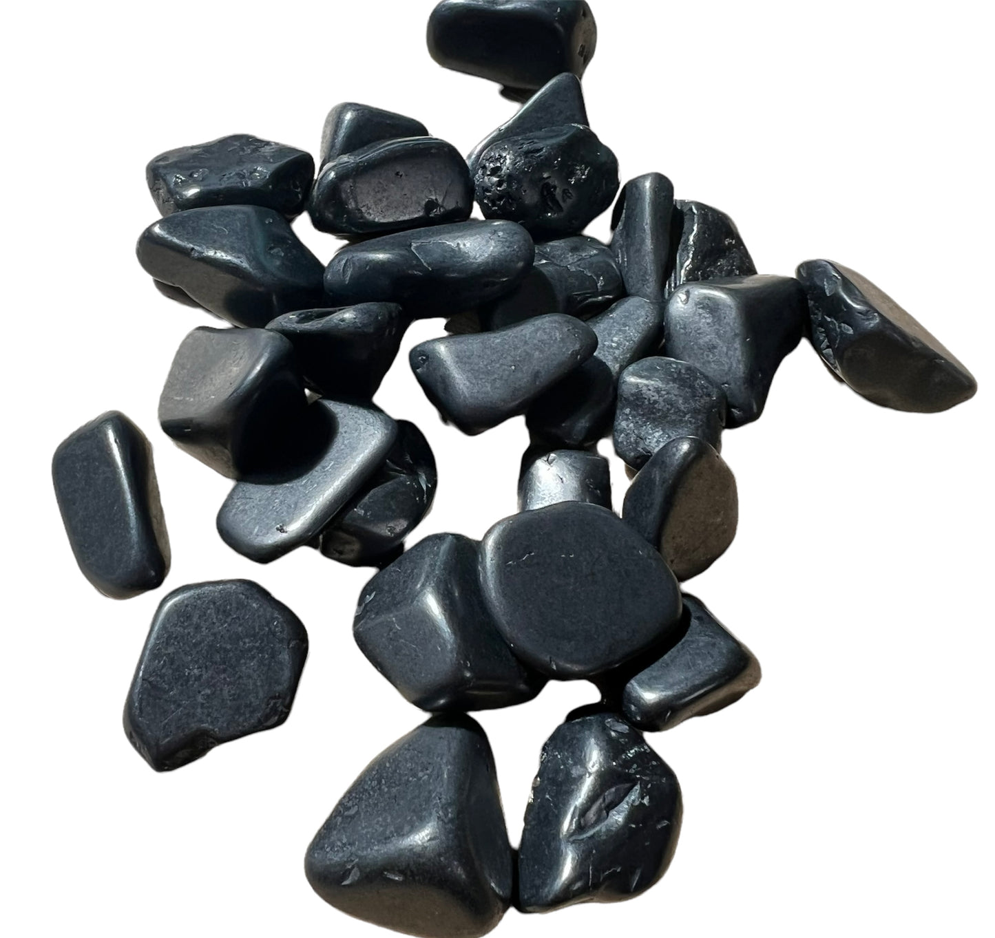 Genuine Black Shungite Polished Tumble Stone