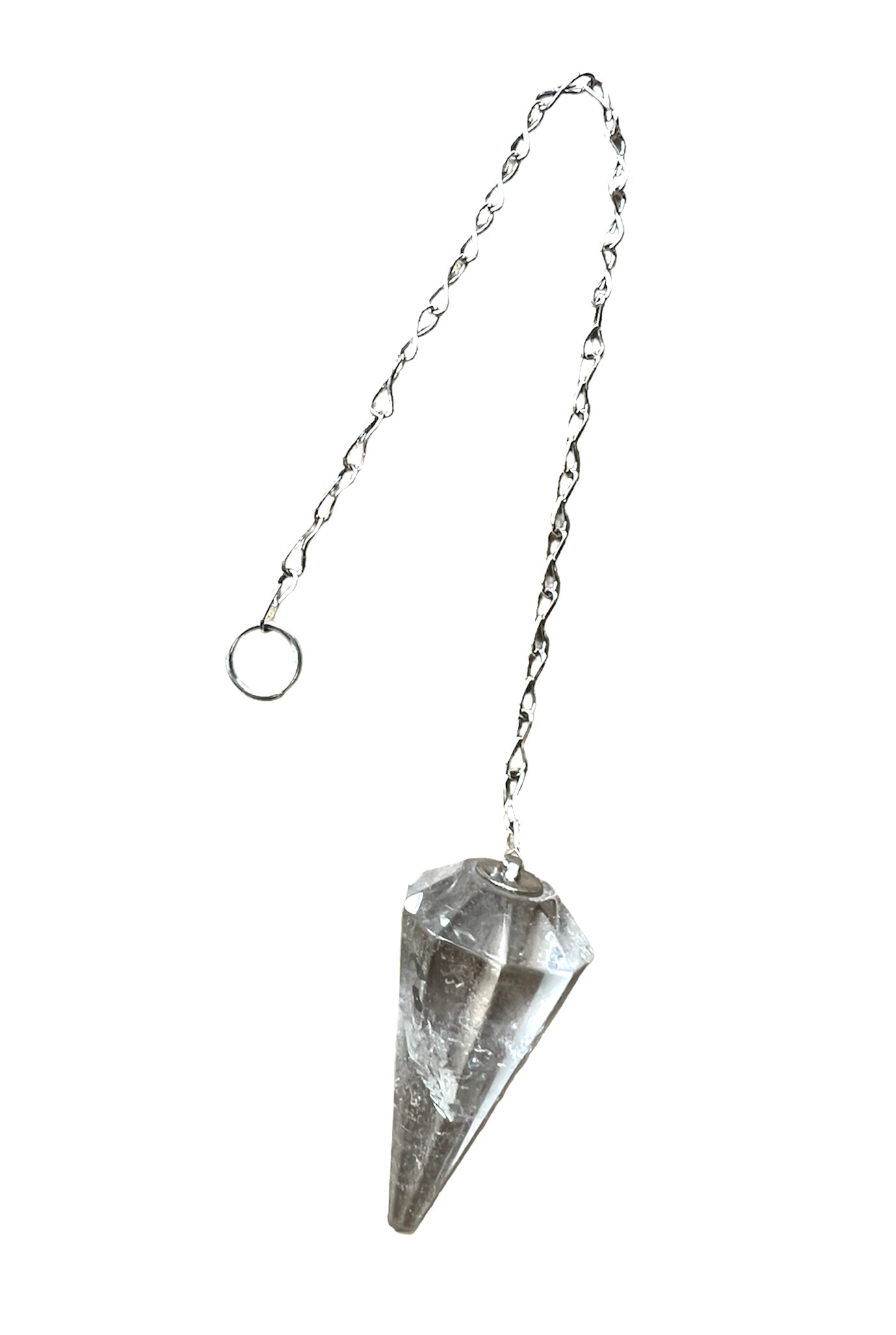 Clear Quartz Crystal Dowsing Pendulums