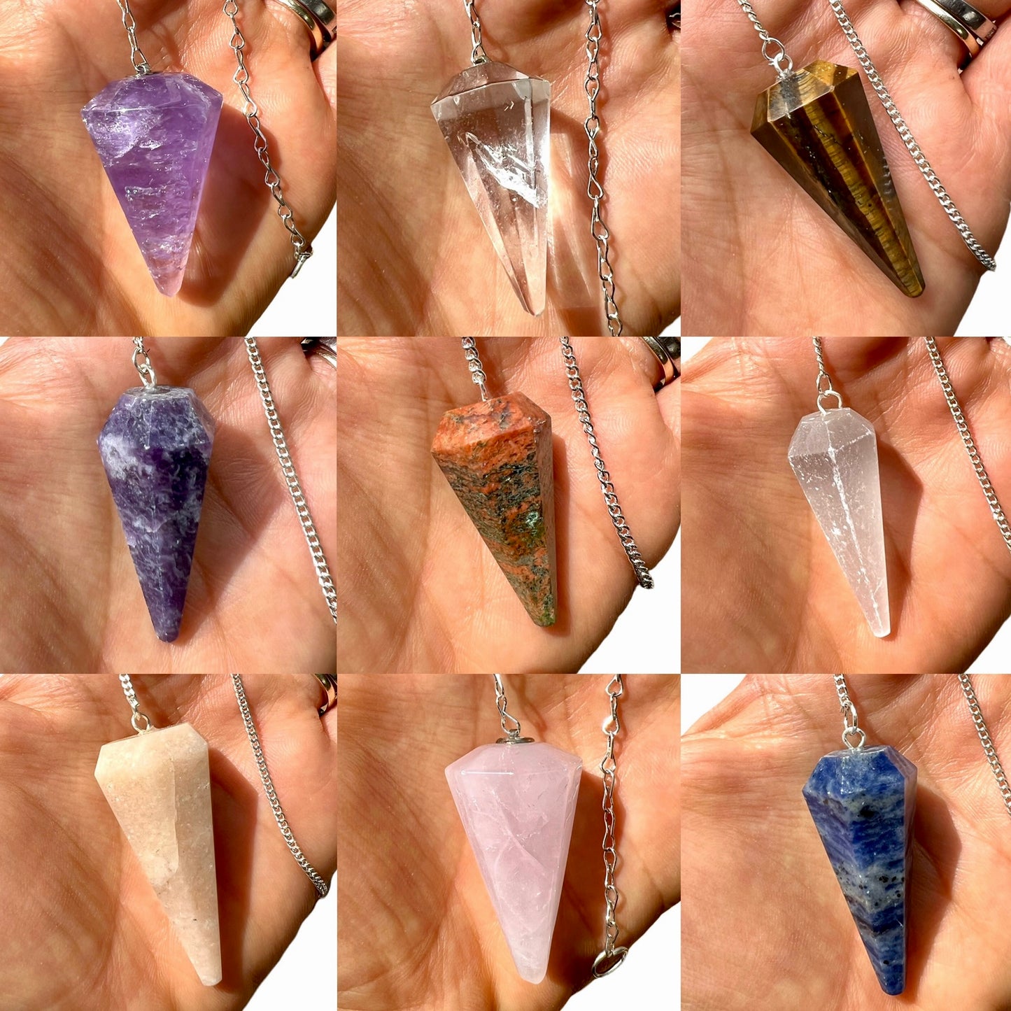 Crystal Dowsing Pendulums