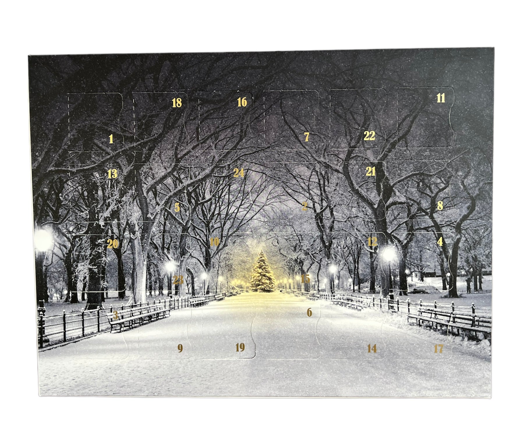 Crystal Gemstone 24 Day Traditional Premium Christmas Advent Calendar
