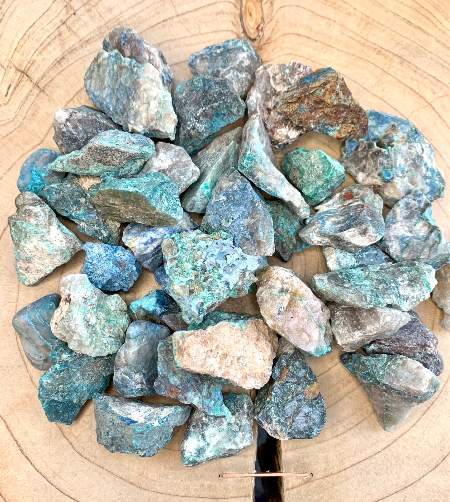 Chrysocolla Rough Crystal Stone