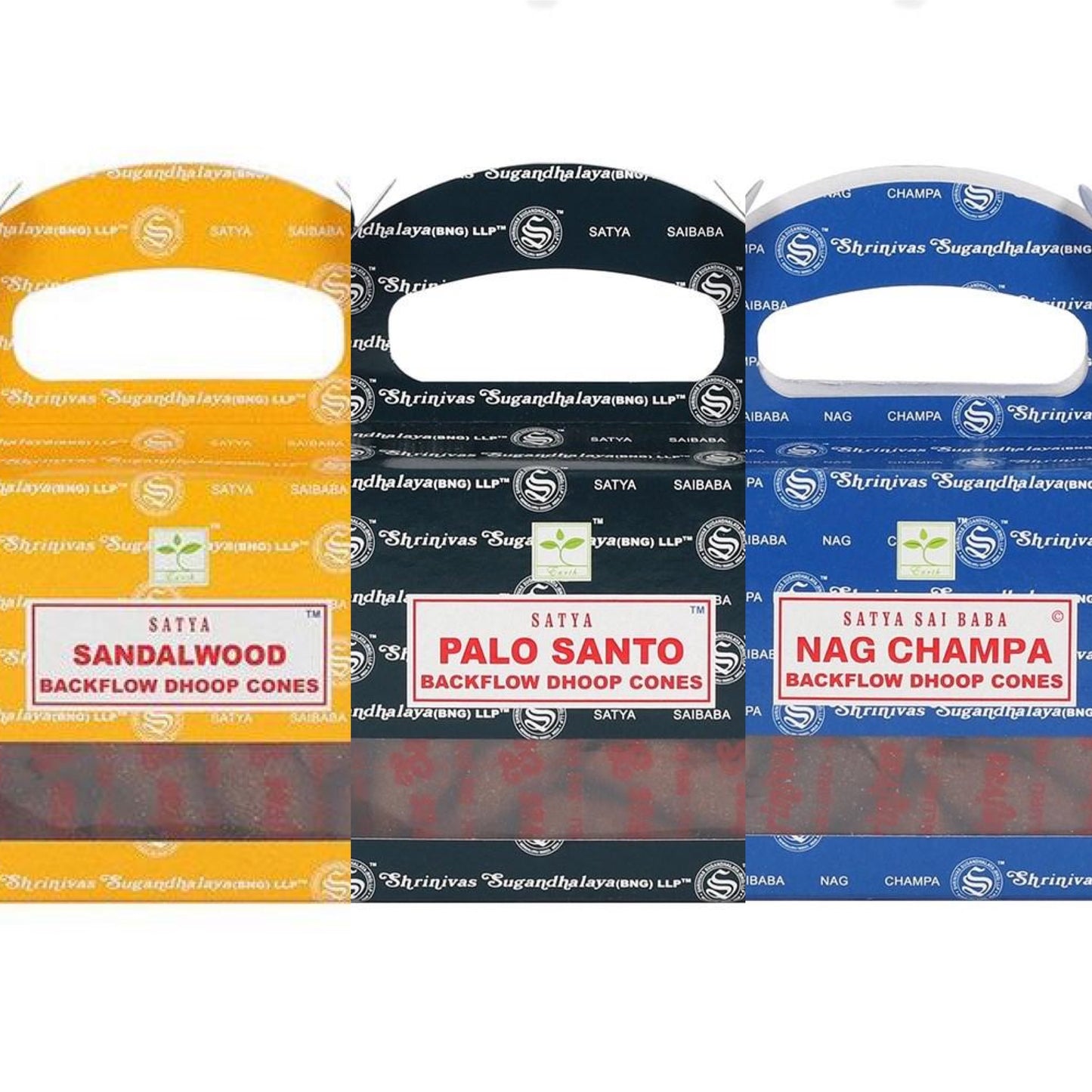 Satya Premium Original Indian Backflow Dhoop Incense Cones 105g
