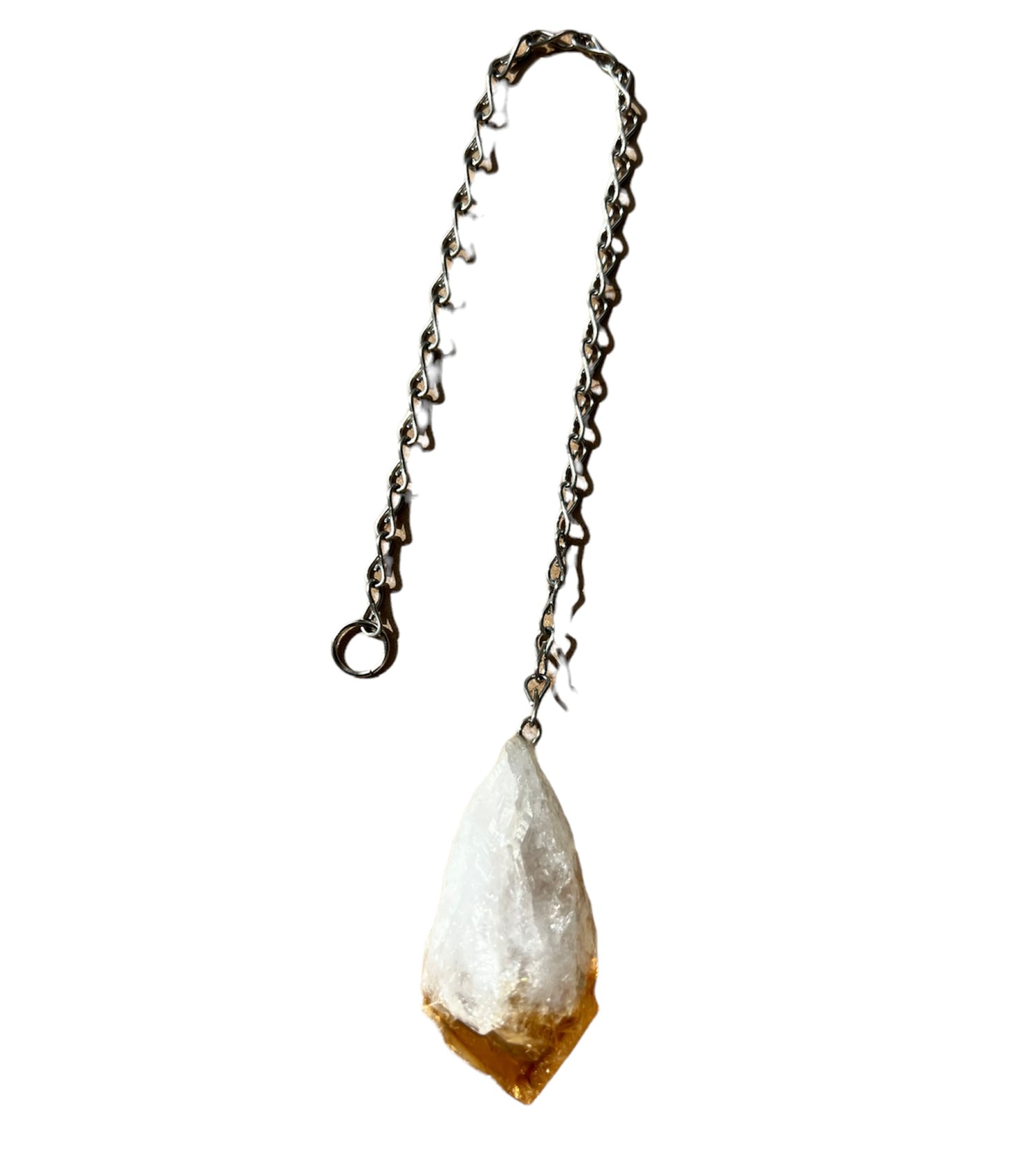 Citrine Point Crystal Dowsing Pendulums