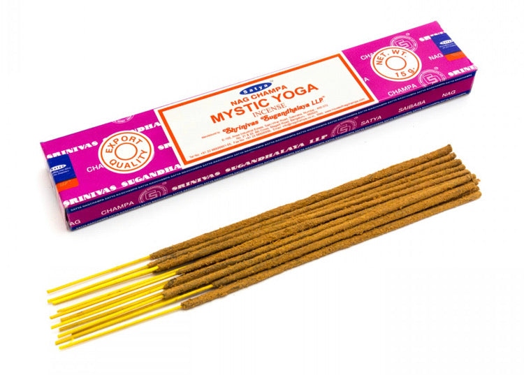 Mystic Yoga Satya Premium Incense - CrystalBoutique.co.uk