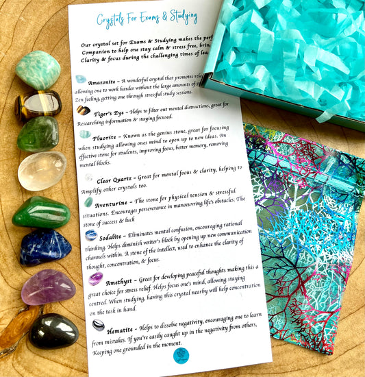Crystals for Exams & Studying Gift Set