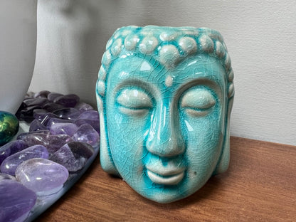 Mini Buddha Crackle Glazed Oil/Wax Burner