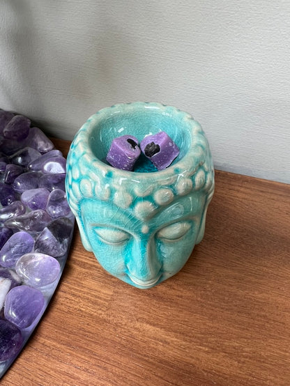 Mini Buddha Crackle Glazed Oil/Wax Burner