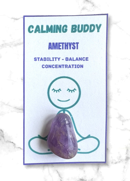 Crystal Buddy: Calming, Strength, Luck, Protection & More – Perfect for Kids and Adults