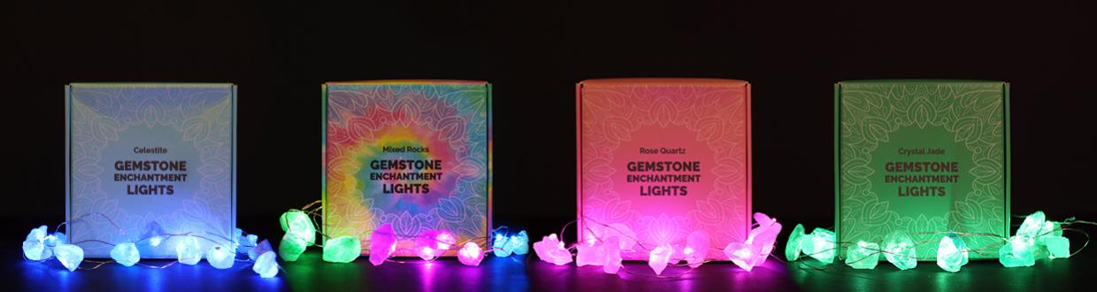 Gemstone Enchantment Rock Lights