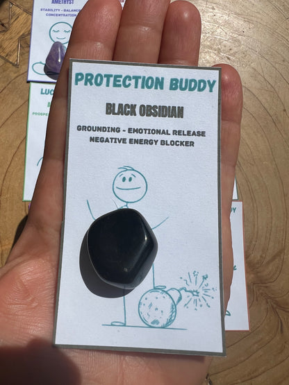 Crystal Buddy: Calming, Strength, Luck, Protection & More – Perfect for Kids and Adults