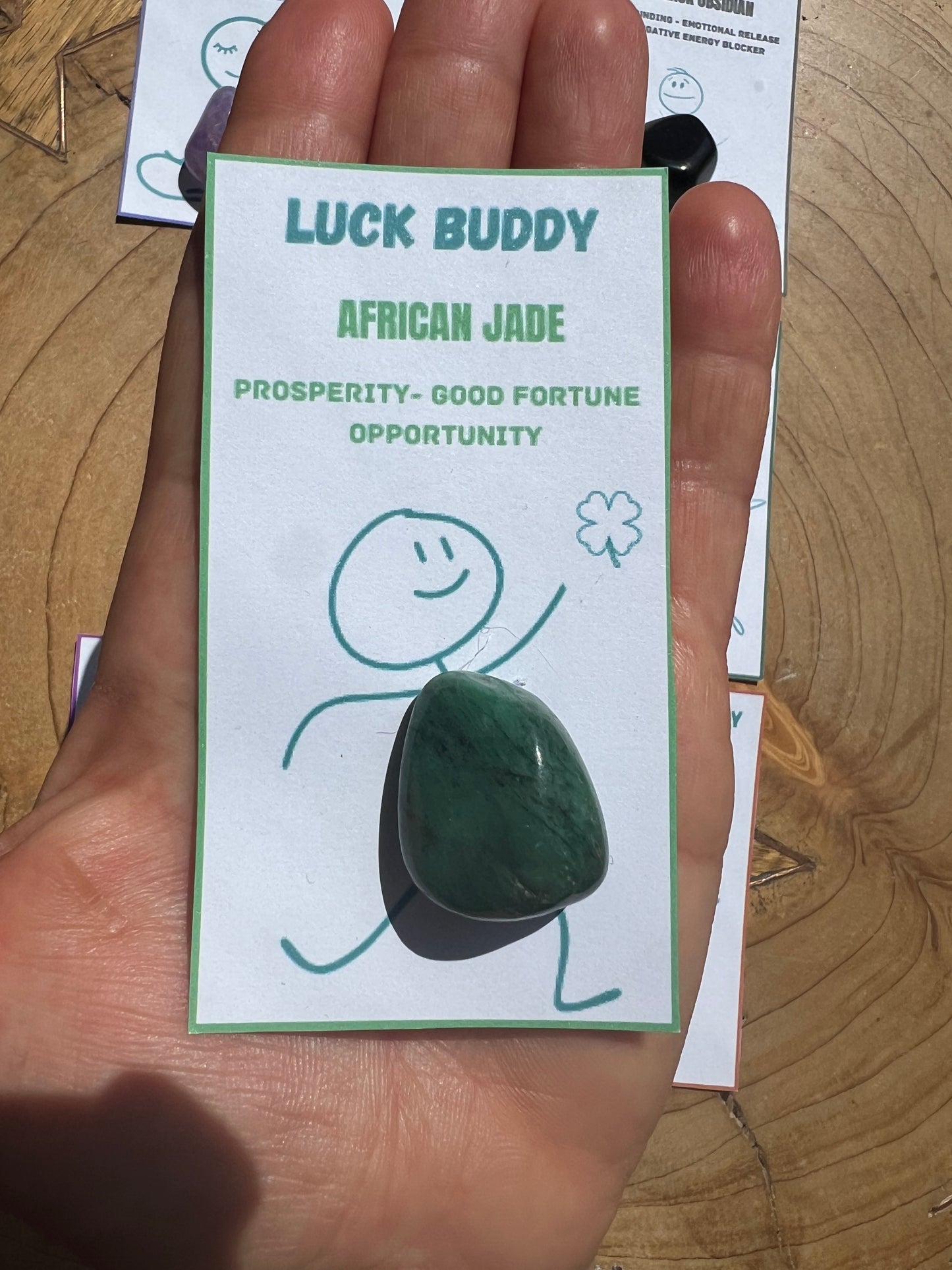 Crystal Buddy: Calming, Strength, Luck, Protection & More – Perfect for Kids and Adults