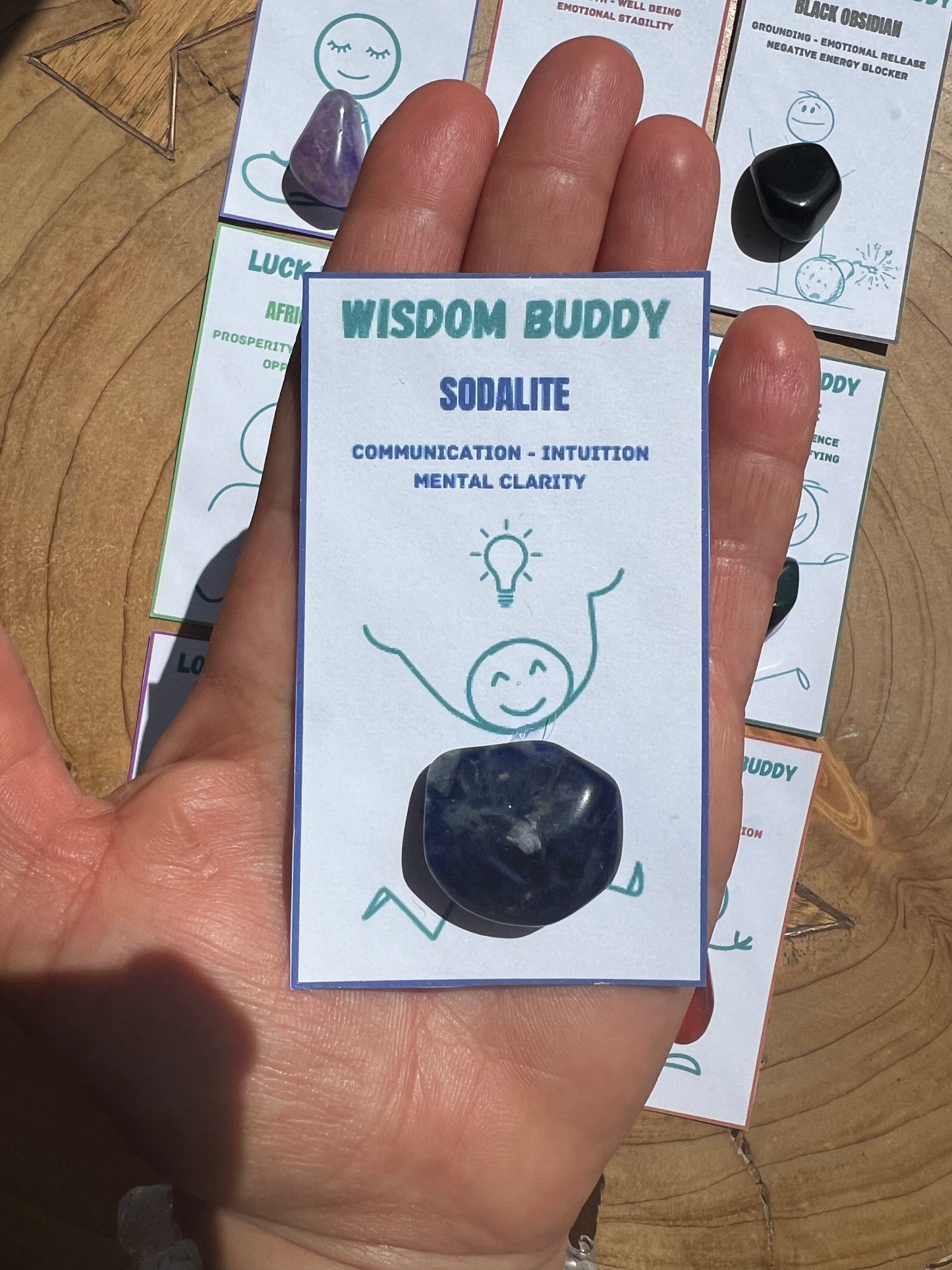 Crystal Buddy: Calming, Strength, Luck, Protection & More – Perfect for Kids and Adults