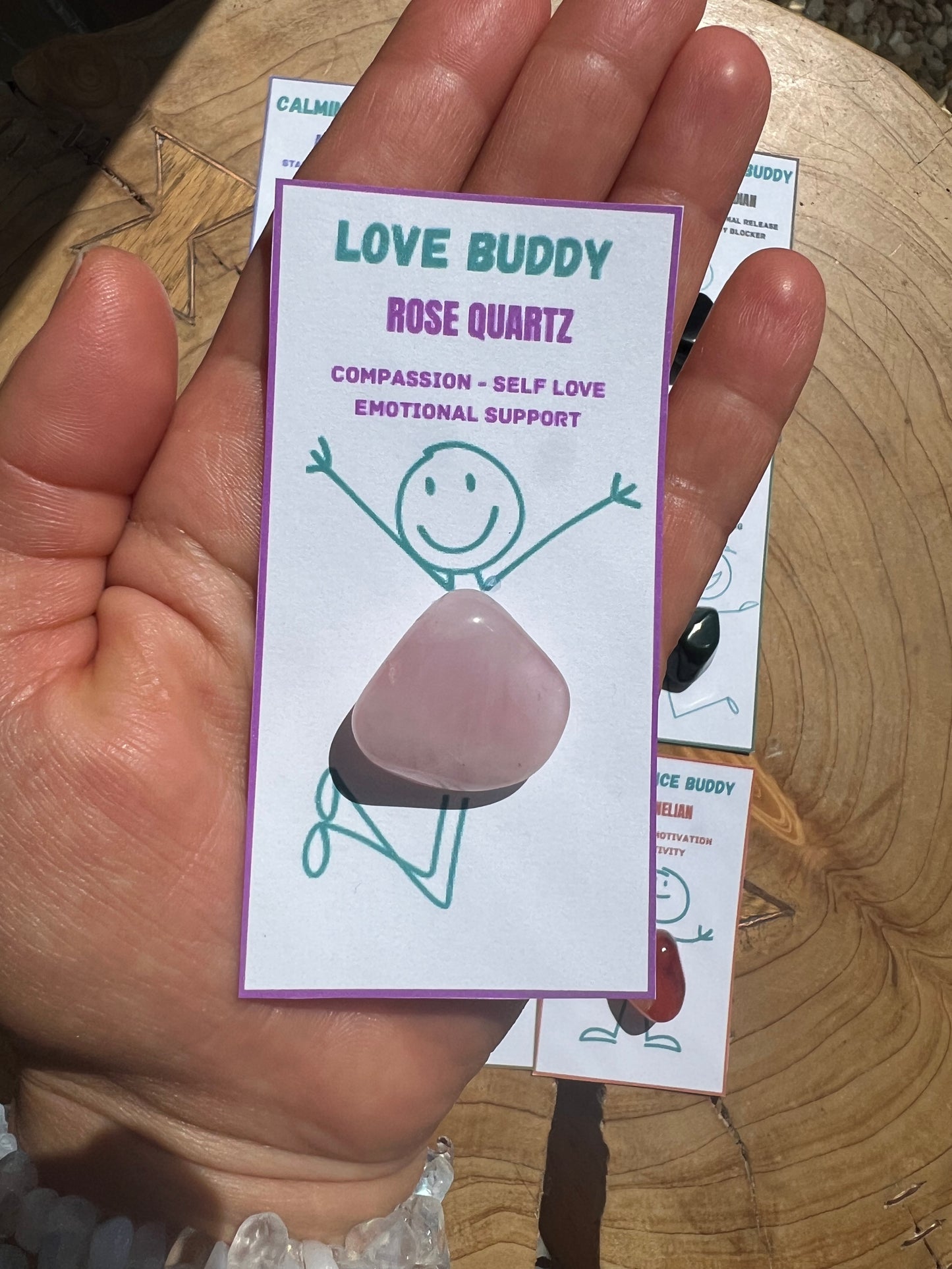 Crystal Buddy: Calming, Strength, Luck, Protection & More – Perfect for Kids and Adults