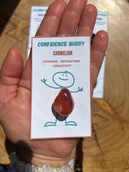 Crystal Buddy: Calming, Strength, Luck, Protection & More – Perfect for Kids and Adults