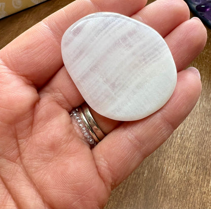 Honey Calcite Polished Palmstone
