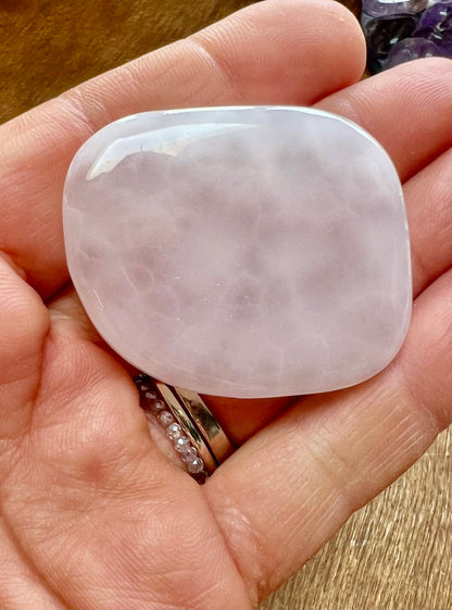 Coffee Calcite Polished Palmstone