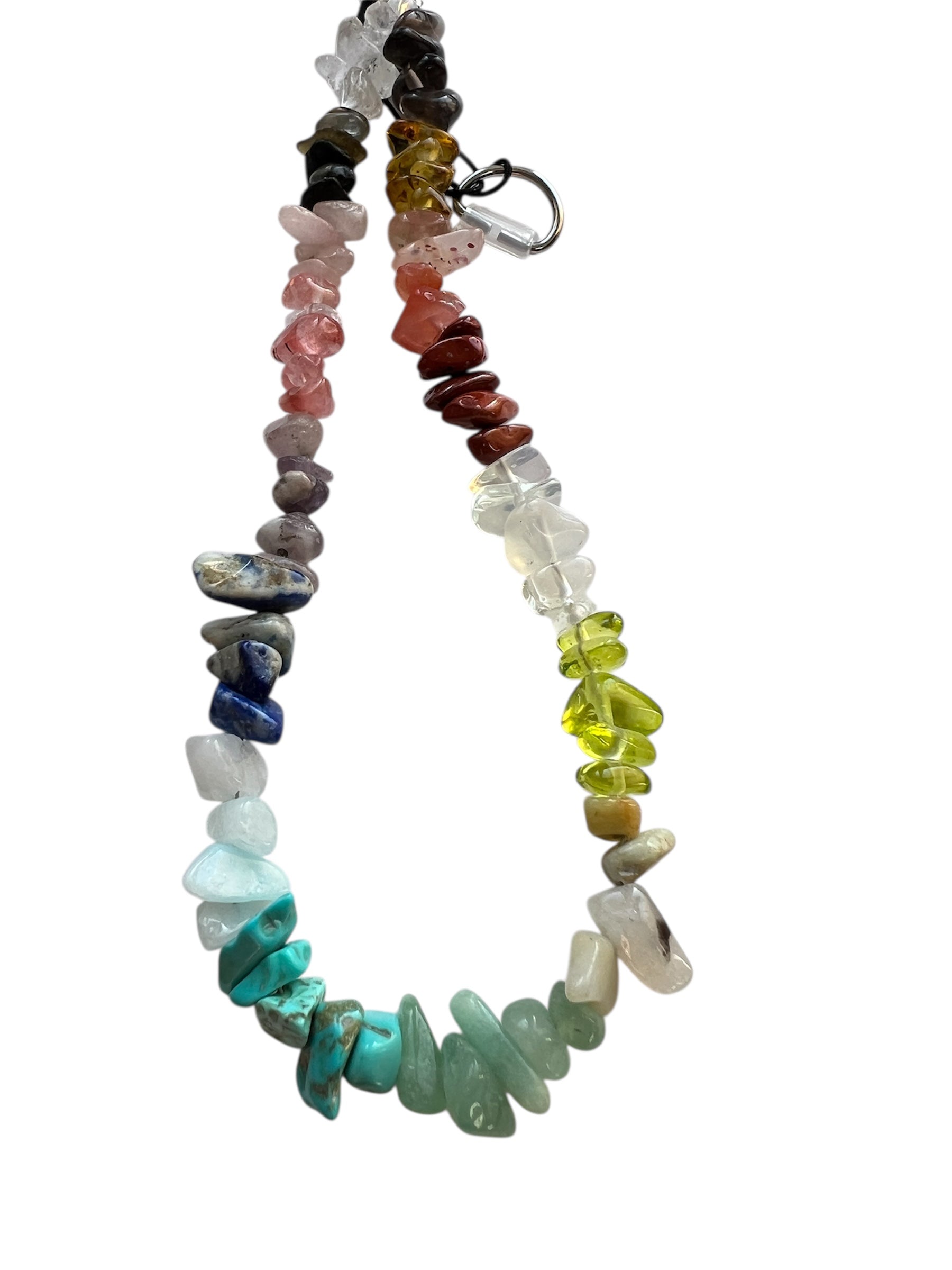 Chakra Cleansing crystal Chip Mobile Phone Wristlet Strap