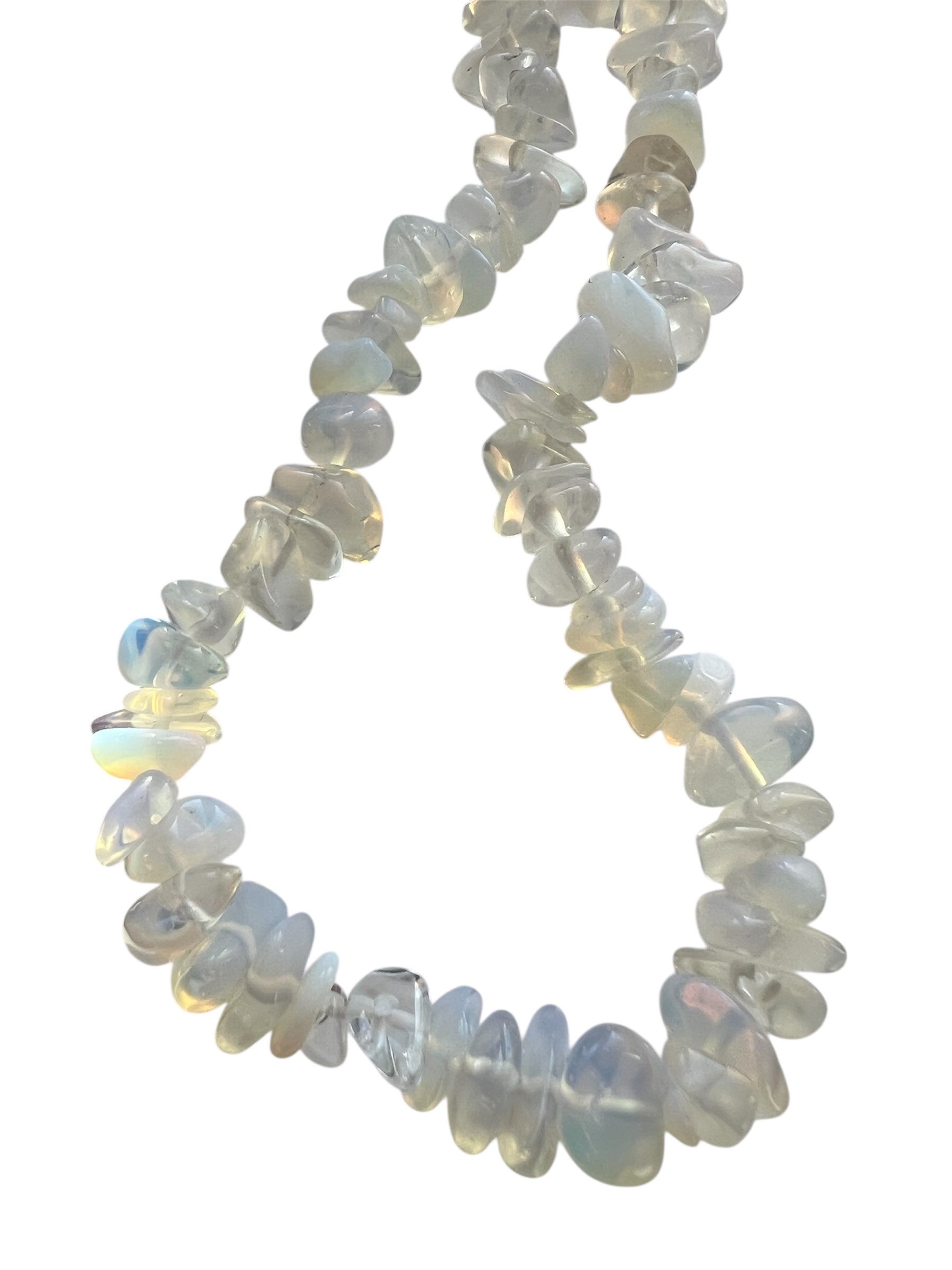 Opalite Crystal Chip Mobile Phone Wristlet Strap