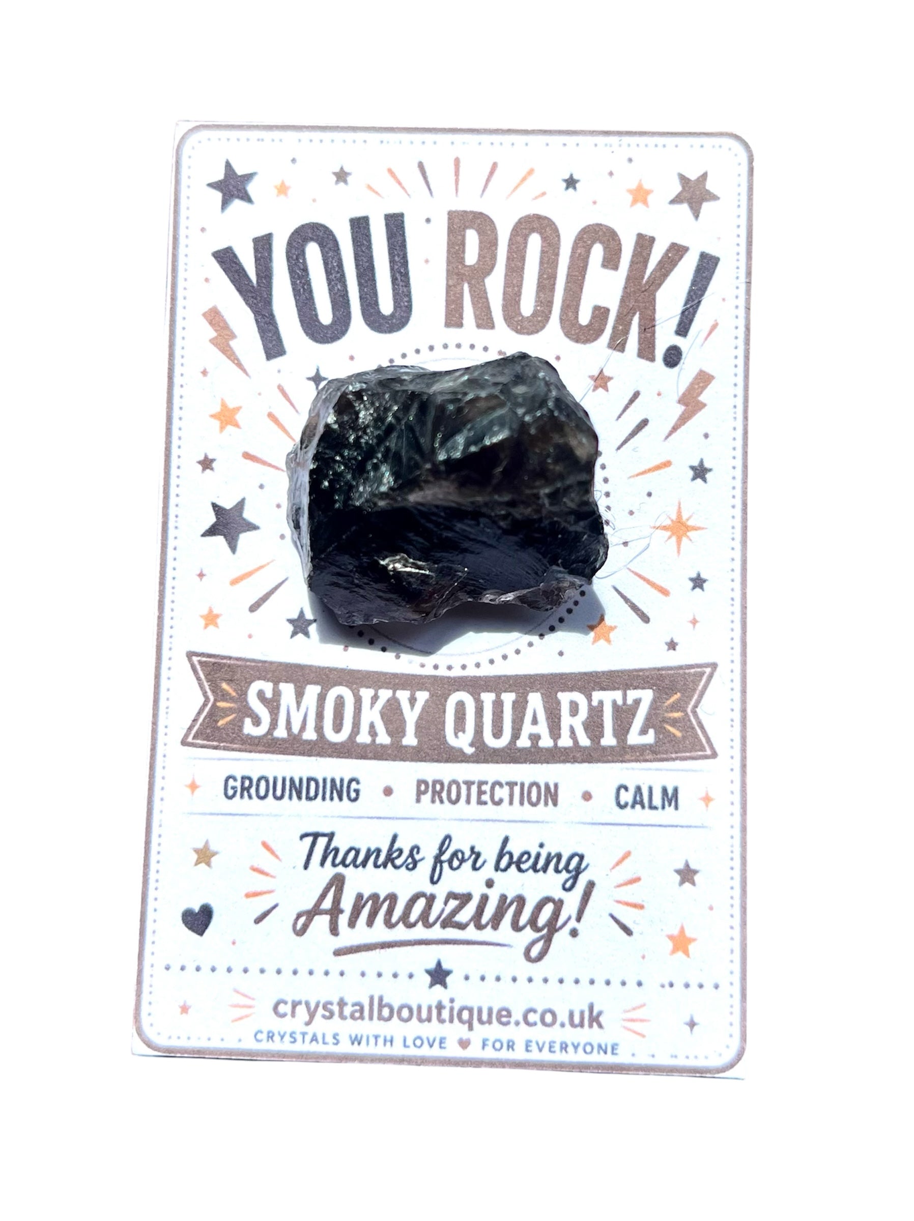 YOU ROCK! Crystal Gift Pocket Card - Crystal Boutique.co.uk