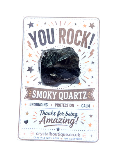 YOU ROCK! Crystal Gift Pocket Card - Crystal Boutique.co.uk