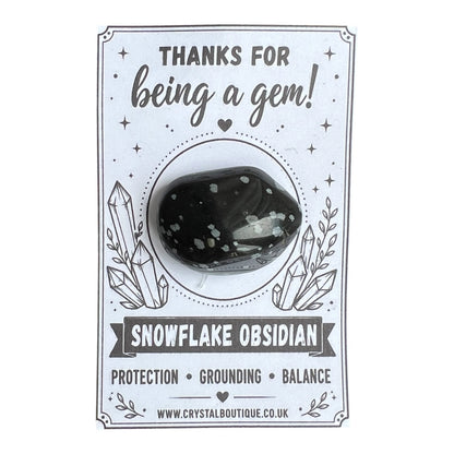 Thanks for Being a Gem! Crystal Gift Pocket Card