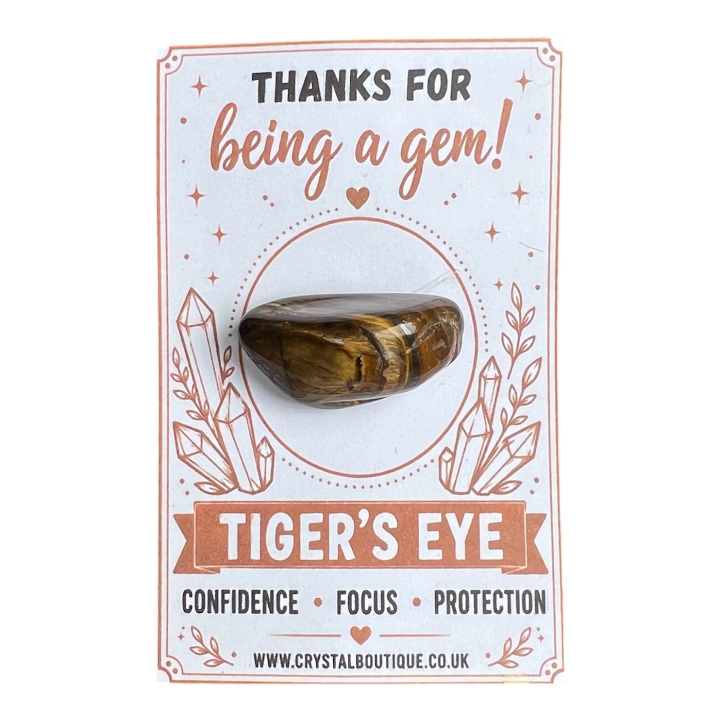 Thanks for Being a Gem! Crystal Gift Pocket Card