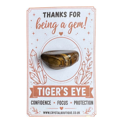 Thanks for Being a Gem! Crystal Gift Pocket Card
