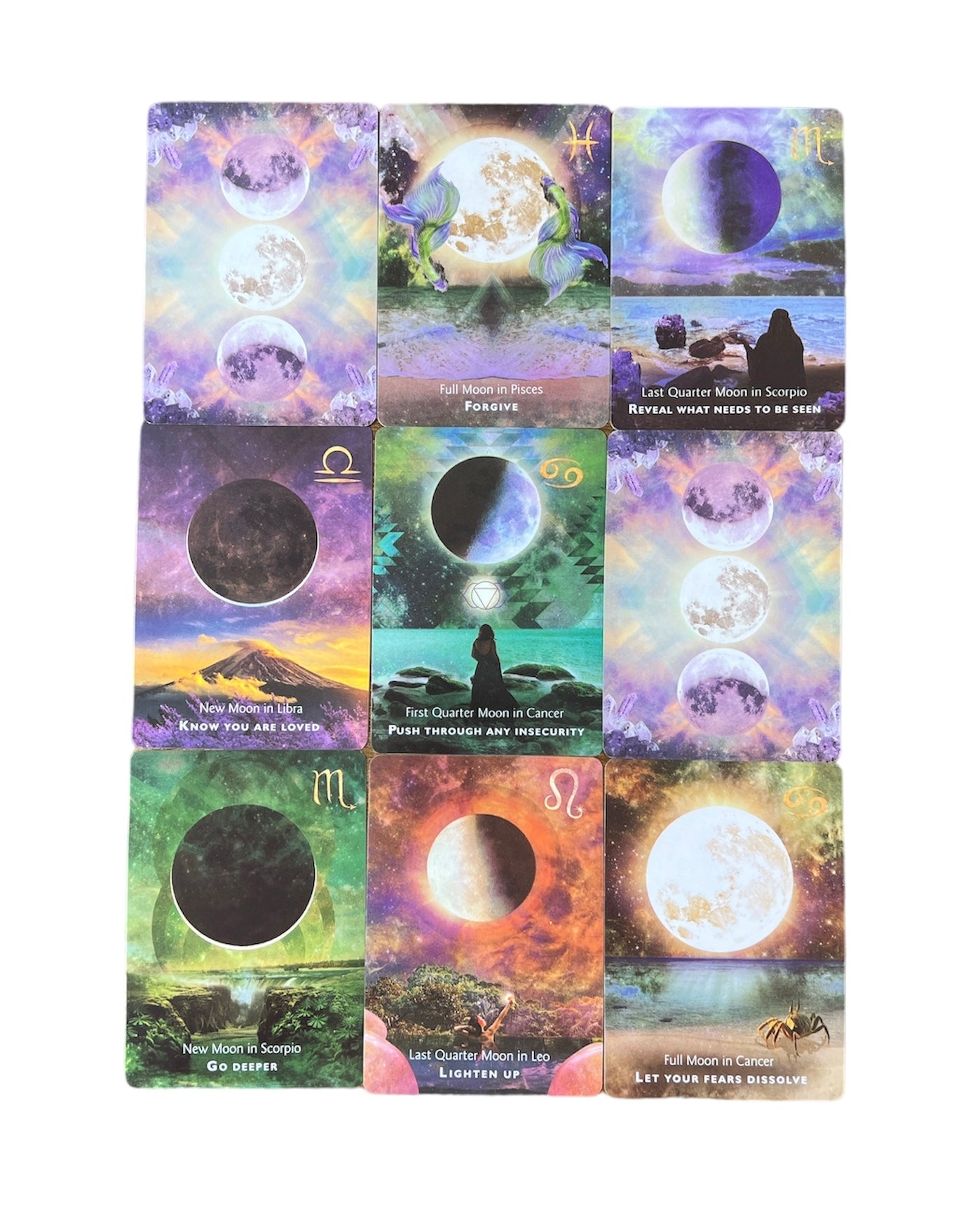 Moonology Manifestation Mini Oracle Card Deck - Yasmin Boland