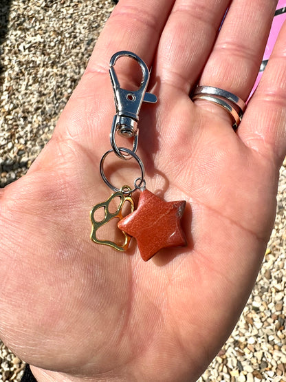 Crystal Gemstone Pet Collar Clip On Charm