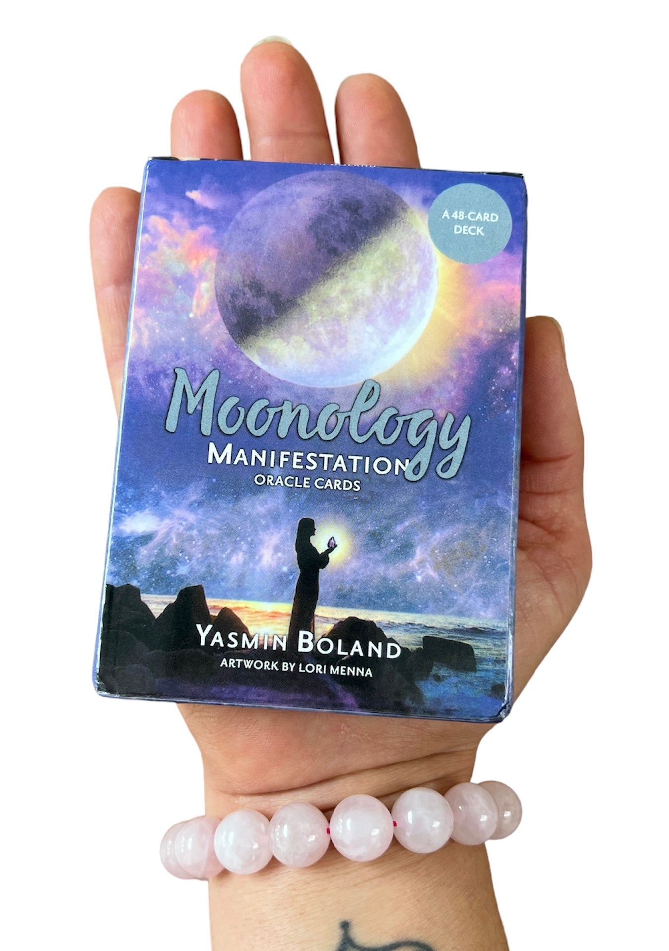 Moonology Manifestation Mini Oracle Card Deck - Yasmin Boland